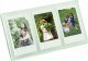 Ramka LoveInstant Ramka Stojąca Na 3 Zdjęcia Do Aparatów / Drukarek Drukujących Na Papierze Zink / Fuji Instax Mini - Zielona 1