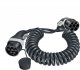 Kabel do ładowania samochodów Mennekes 36292 11kW Type 2 20A 3PH 4m spiralny 1