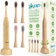 Szczoteczka ZAPP-MED Sonic Bamboo Clean + 5 końcówek Beżowa 1