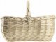 Kadax KADAX Koszyk Wiklinowy Zakupy Grzyby Kosz Biały 13