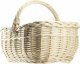 Kadax KADAX Koszyk Wiklinowy Zakupy Grzyby Kosz Biały 14