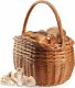 Kadax KADAX Koszyk Wiklinowy Zakupy Grzyby Kosz Duży 15