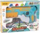 LeanToys Pistolet na Kulki Wyrzutnia Samolotów 2w1 z podajnikiem 4 Samoloty 3