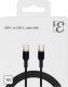 Kabel USB USB-C to USB-C cable, 60W, braided, 1m, navy blue 4