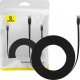 Baseus Płaski kabel sieciowy Baseus Ethernet RJ45, Cat.6, 12m (czarny) 1
