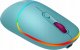 Mysz Canyon CANYON MW-22, 2 in 1 Wireless optical mouse with 4 buttons,Silent switch for right/left keys,DPI 800/1200/1600, 2 mode(BT/ 2.4GHz), 650mAh Li-poly battery,RGB backlight,Dark cyan, cable length 0.8m, 110*62*34.2mm, 0.085kg 5