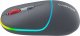 Mysz Canyon CANYON MW-22, 2 in 1 Wireless optical mouse with 4 buttons,Silent switch for right/left keys,DPI 800/1200/1600, 2 mode(BT/ 2.4GHz), 650mAh Li-poly battery,RGB backlight,Dark grey, cable length 0.8m, 110*62*34.2mm, 0.085kg 3