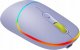 Mysz Canyon CANYON MW-22, 2 in 1 Wireless optical mouse with 4 buttons,Silent switch for right/left keys,DPI 800/1200/1600, 2 mode(BT/ 2.4GHz), 650mAh Li-poly battery,RGB backlight,Mountain lavender, cable length 0.8m, 110*62*34.2mm, 0.085kg 4