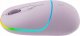 Mysz Canyon CANYON MW-22, 2 in 1 Wireless optical mouse with 4 buttons,Silent switch for right/left keys,DPI 800/1200/1600, 2 mode(BT/ 2.4GHz), 650mAh Li-poly battery,RGB backlight,Pearl rose, cable length 0.8m, 110*62*34.2mm, 0.085kg 4