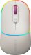 Mysz Canyon CANYON MW-22, 2 in 1 Wireless optical mouse with 4 buttons,Silent switch for right/left keys,DPI 800/1200/1600, 2 mode(BT/ 2.4GHz), 650mAh Li-poly battery,RGB backlight,Rice, cable length 0.8m, 110*62*34.2mm, 0.085kg 1