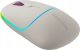 Mysz Canyon CANYON MW-22, 2 in 1 Wireless optical mouse with 4 buttons,Silent switch for right/left keys,DPI 800/1200/1600, 2 mode(BT/ 2.4GHz), 650mAh Li-poly battery,RGB backlight,Rice, cable length 0.8m, 110*62*34.2mm, 0.085kg 1