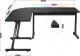 Biurko Huzaro Hero 6.0 RGB LED Czarne 147 cmx48 cm 13