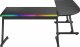 Biurko Huzaro Hero 6.0 RGB LED Czarne 147 cmx48 cm 1
