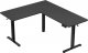Biurko Huzaro Hero 9.5 Czarne 160 cmx60 cm 2