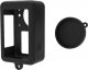 Puluz Silikonowe etui Puluz dla DJI Osmo Action 4/3 z osłoną na obiektyw (czarne) 3