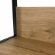 Fabryka Mebli Akord Regał industrialny metalowy 50 cm - czarny-dąb craft - 6 półek 5