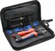 Qoltec Zestaw narzędzi solarnych kompatybilnych ze złšczami MC4 | Zaciskarka + Szczypce do cišgania izolacji 1