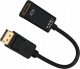 Kabel Pawonik DisplayPort - HDMI 0.2m czarny 3