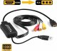 Adapter AV Pawonik KONWERTER HDMI DO AV CINCH CVBS EURO KOMPOZYTOWE 5