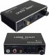 System przekazu sygnału AV Pawonik KONWERTER AUDIO USB DAC TOSLINK COAXIAL CINCH AUX WZMACNIACZ REGULACJA BASS 1
