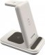 Ładowarka Canyon CANYON WS-304,  Foldable  3in1 Wireless charger, with touch button for Running water light, Input 9V/2A,  12V/1.5AOutput 15W/10W/7.5W/5W, Type c to USB-A cable length 1.2m, with QC18W EU plug,132.51*75*28.58mm, 0.168Kg, Cosmic Latte 4