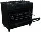 Kuchenka Ravanson Kuchnia gazowo-elektryczna 90 cm KWGE-K90 Cheff Modern Black 2