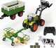 OEM TRAKTOR ZDALNIE STEROWANY PRZYCZEPA ZGRABIARKA 4w1 (3601) 1
