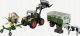 OEM TRAKTOR ZDALNIE STEROWANY PRZYCZEPA ZGRABIARKA 4w1 (3601) 9
