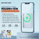 Powerbank Wekome Powerbank indukcyjny 10000 mAh Fast Charging PD 20W MagSafe Biały 3