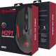 Mysz Marvo Marvo Mysz M291, 6400DPI, optyczna, 6kl., przewodowa USB, czarna, do gry, podświetlona 8