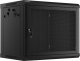 Szafa Lanberg Szafa wiszšca 19 cali 9U 600x450 drzwi perforowane (flat pack) czarna 1
