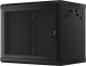 Szafa Lanberg Szafa wiszšca 19 cali 9U 600x450 drzwi perforowane (flat pack) czarna 3