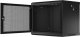 Szafa Lanberg Szafa wiszšca 19 cali 9U 600x450 drzwi perforowane (flat pack) czarna 4