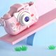Aparat cyfrowy dla dzieci kamera kotek 40Mpx + karta 32GB różowy 2