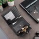 KORUMA Czarny portfel antyRFID - (SM-904GBL) Uniwersalny 8