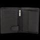 KORUMA Skórzany portfel antyRFID koloru czarnego - Koruma (SM-908GBL) Uniwersalny 4