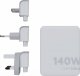 Xtorm Adapter podróżny GaN Ultra 140W wtyczki EU,US,UK + kabel USB-C PD 21