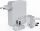 Xtorm Adapter podróżny GaN Ultra 140W wtyczki EU,US,UK + kabel USB-C PD 5