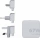 Xtorm Adapter podróżny GaN Ultra 67W wtyczki EU,US,UK + kabel USB-C PD 21