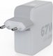 Xtorm Adapter podróżny GaN Ultra 67W wtyczki EU,US,UK + kabel USB-C PD 6
