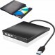 Odtwarzacz DVD Zenwire Zewnętrzny Przenośny Napęd DVD CD USB 3.0 Nagrywarka Odtwarzacz płyt CD/DVD do laptopa komputera 1