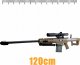 Skleplolki KARABIN NA STRZAŁKI GIGANT 120cm SNAJPER PISTOLET 3