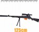Skleplolki KARABIN NA STRZAŁKI GIGANT 125cm SNAJPER PISTOLET 3