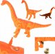 Figurka Skleplolki DINOZAUR INTERAKTYWNY CHODZI DŹWIĘK JAJA PROJEKTOR 1