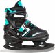 Rolki Raven Inlineskates Rolki Łyżwy 2w1 Regulowane RAVEN Helixi Black/Mint 30-33 Kółka LED 5