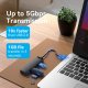 HUB USB Vention Hub USB 3.0 z 4 portami i zasilaczem CHLBD 0,5m czarny 15