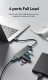 HUB USB Vention Hub USB 3.0 z 4 portami i zasilaczem CHLBD 0,5m czarny 22
