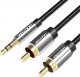 Kabel Vention Jack 3.5mm - RCA (Cinch) x2 1.5m czarny (BCFBG) 1