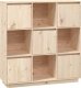 vidaXL Szafka, 110,5x35x117 cm, lite drewno sosnowe 1