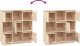 vidaXL Szafka, 110,5x35x117 cm, lite drewno sosnowe 4